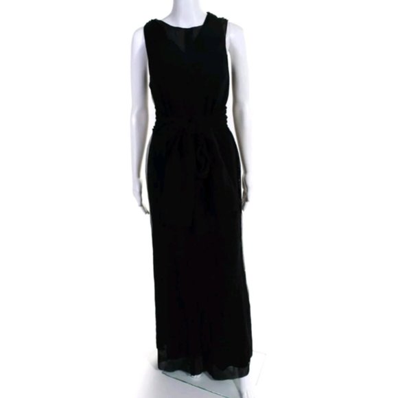 Vera Wang Lavender Label Dresses & Skirts - VERA WANG LAVENDER LABEL GOWN BLACK DRAPE DRESS 6